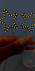 light up stars face jewelry neon cowboys