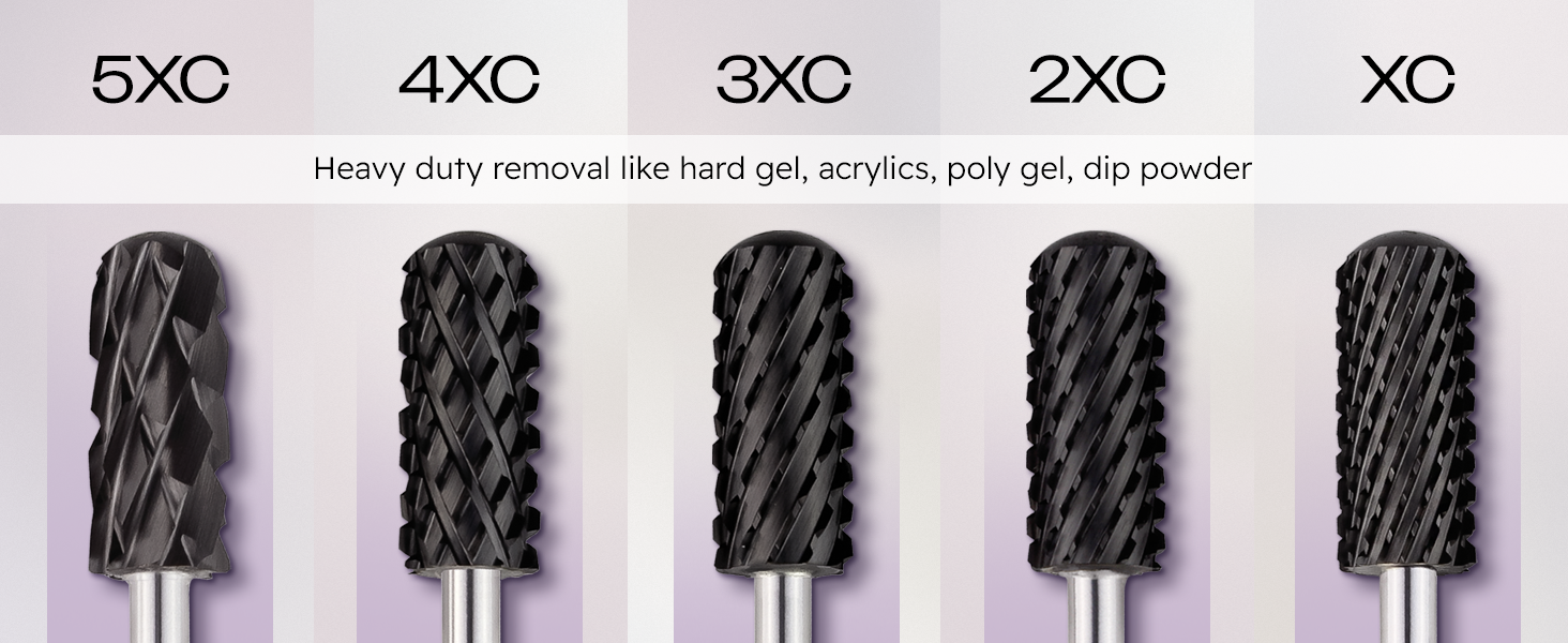 Pana 3/32" Safety Nail Carbide Smooth Round Top Large Barrel Head for Electric Dremel Drill Machine