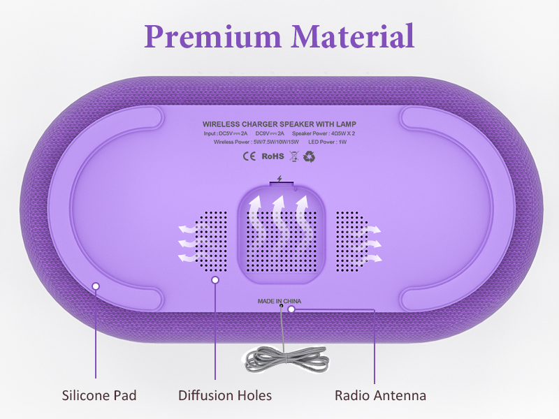 6 IN 1 Alarm Clock for Bedroom
