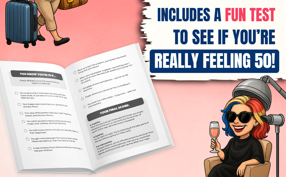 50th birthday gifts for women, 50 year old gifts for women, 1975 birthday, funny, humor