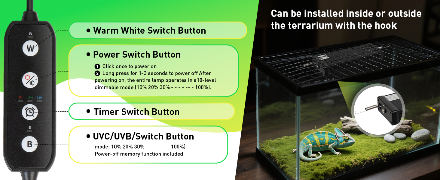 Reptile UVB Light for Bearded