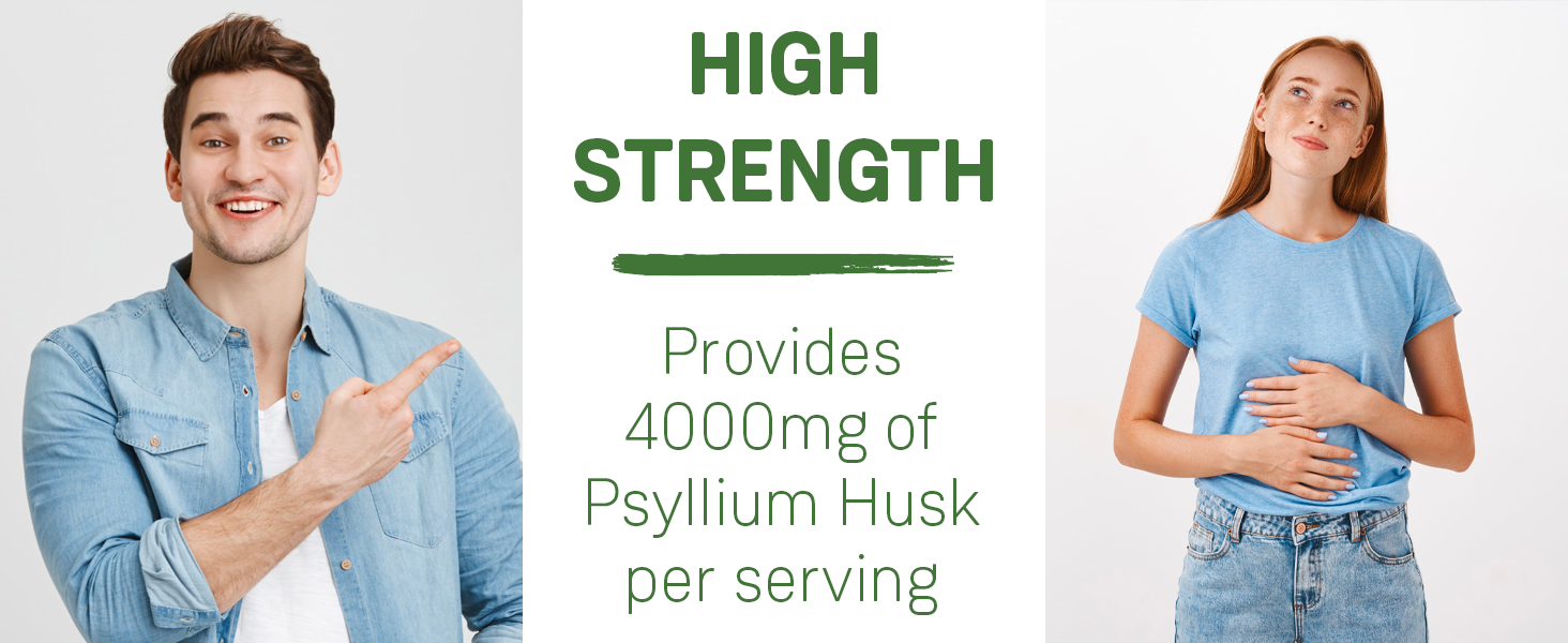 Psyllium Husks 120 Capsules - Premium EBC