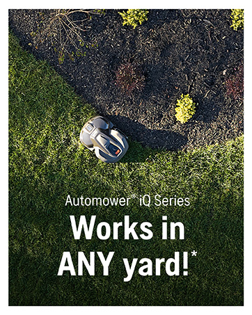 Automower IQ works in ANY YARD