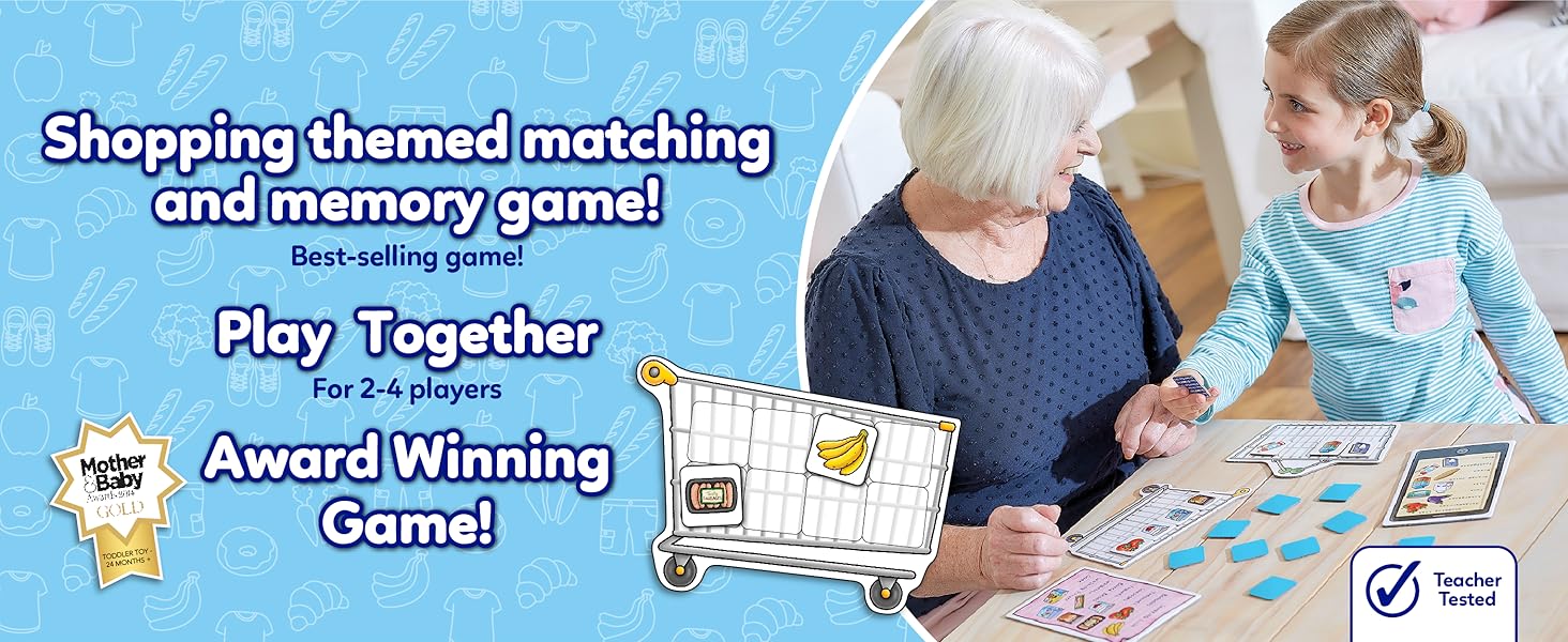 orchard toys shopping list game guessing travel for kids fun activity memory cards brain games