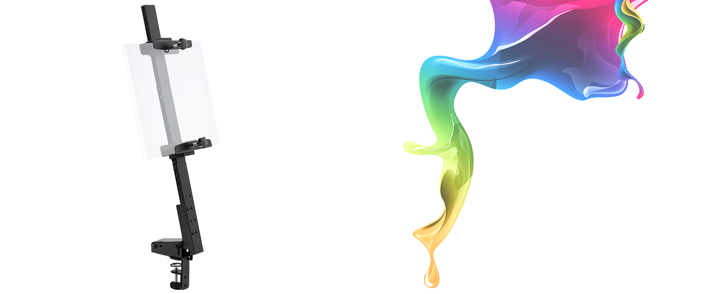 VIVO Clampon Art Easel Desk Mount, Holds 3 to 30 inch