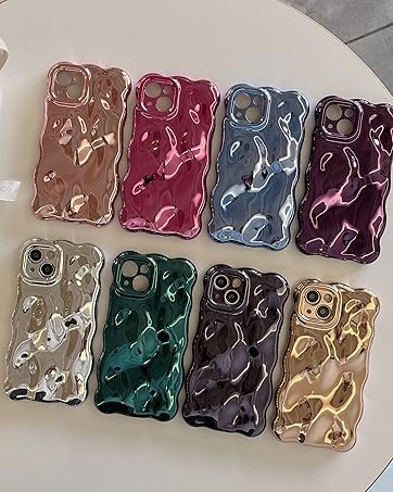 Cute curly wave junk case junk cases trendy phone case for rohde phone case girly case 3D phone case
