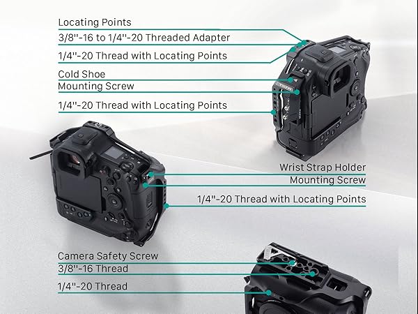 Amazon.com : Tilta Full Camera Cage Compatible with Canon R1