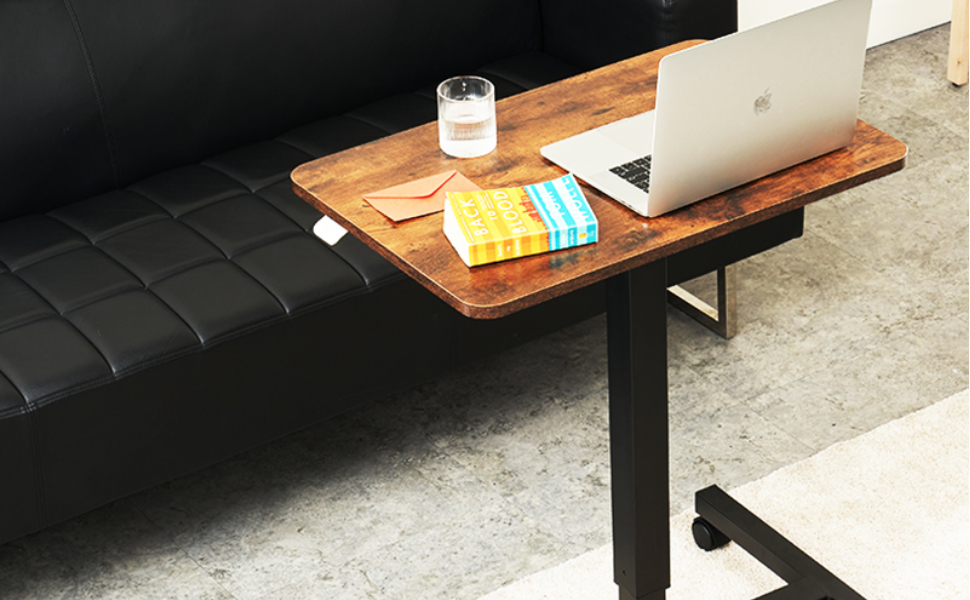 mobile laptop computer desk cart