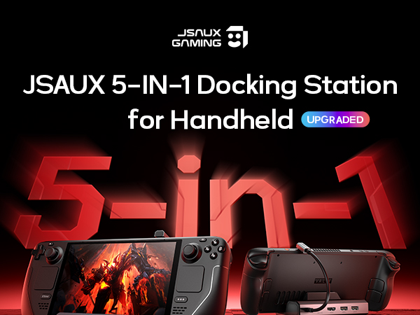 STEAM DECK OLED DOCK ROG ALLY X DOCK LEGION GO S DOCK MSI CLAW DOCKING STATION