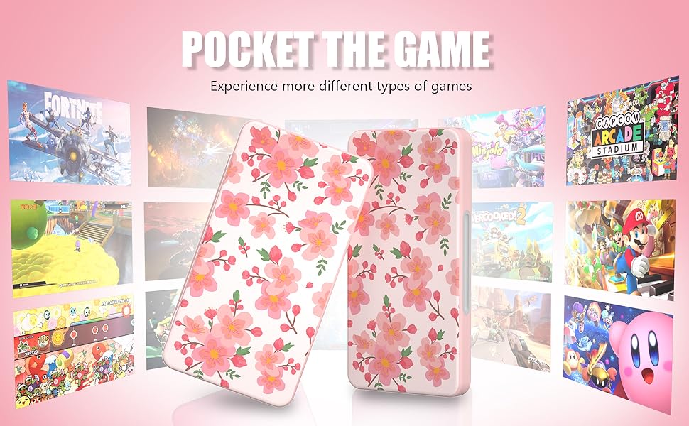 switch game case holder pink