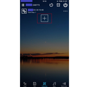 Magic Home Pro app screenshot showing LED strip type settings