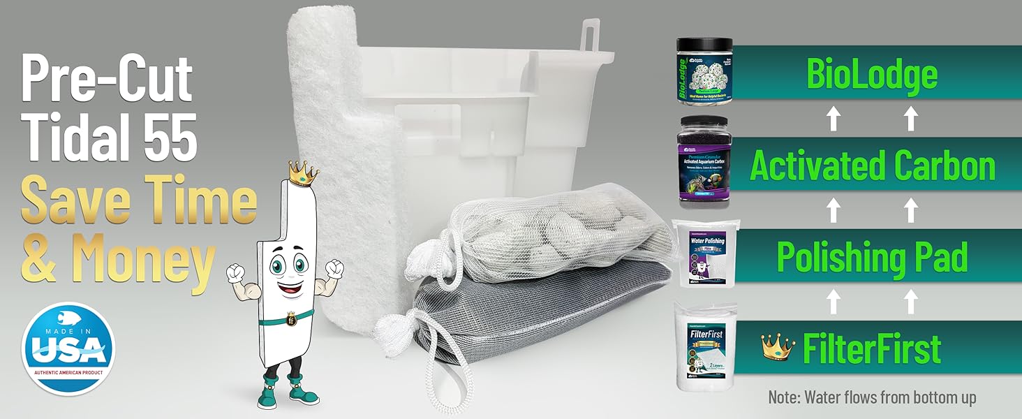 Aquatic Experts Aquarium Filter Floss for Fish Tank