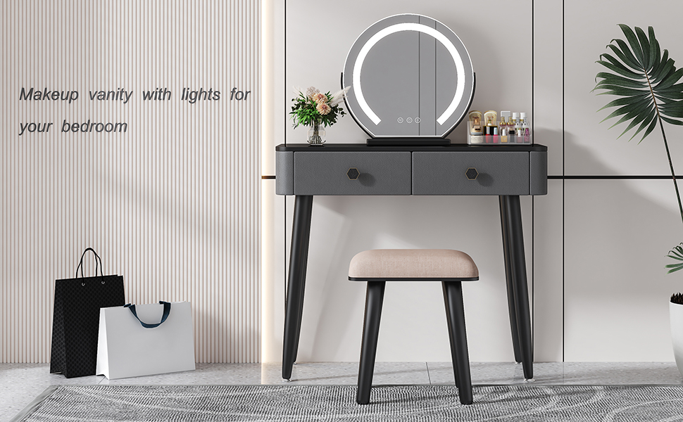 Makeup Vanity with Lights Vanity Desk with Mirror and Lights Vanity Table with