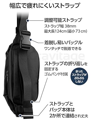Gravitage グラビテージ ボディバッグ 未使用タグ付き 楽天市場】【ボトルポケットが便利】Gravitage ボトルイン