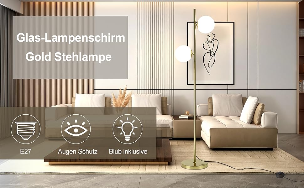 Stehlampe Wohnzimmer