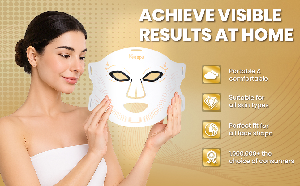 led face light therapy mask