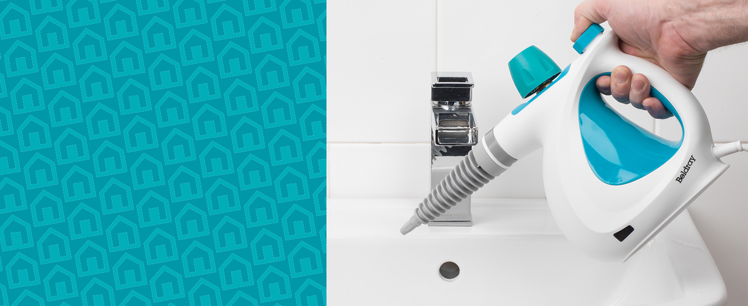 Beldray BEL0701TQN 10in1 Handheld Steam Cleaner Clean, Sanitise & Refresh Surfaces, Tiles