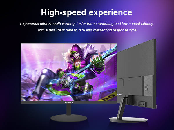Amazon.com: 24-inch Flat Gaming Computer Monitor IPS 75Hz