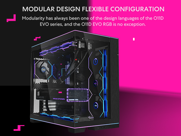 PCケース(自作PC用) Lian Li O11D EVO RGB O11 DYNAMIC EVO RGB - LIAN LIはPCケースの大手プロバイダー