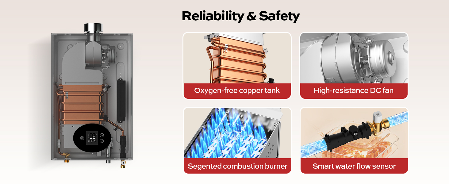 tankless water heater propane