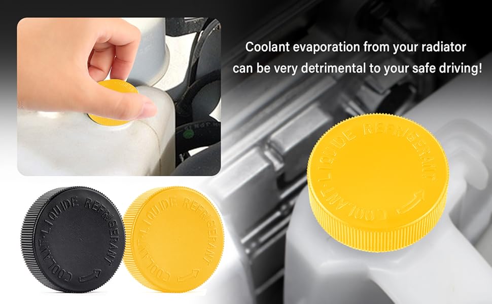 2PCS Coolant Reservoir Cap Knob Type Engine Coolant Tank
