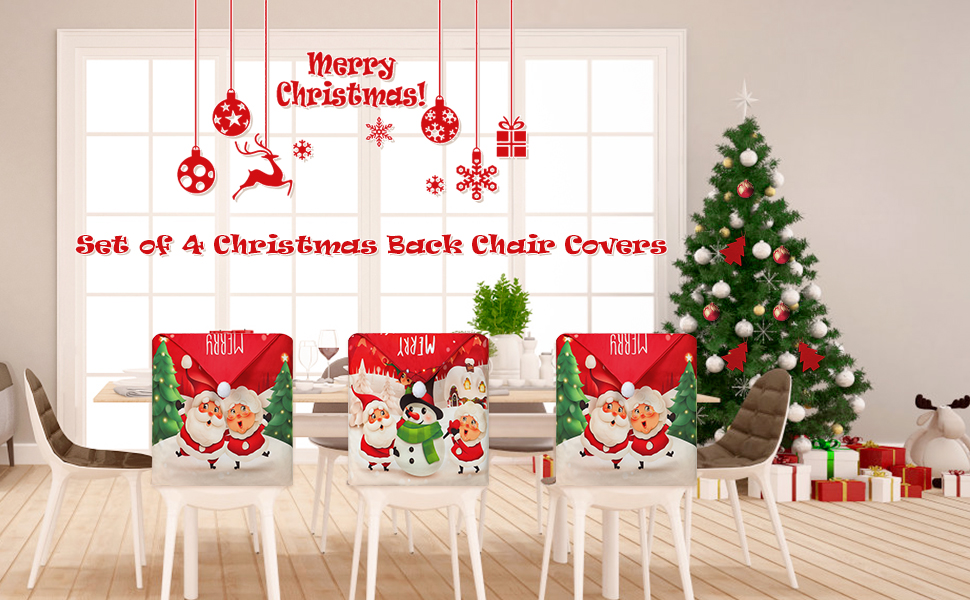 Christmas chair covers