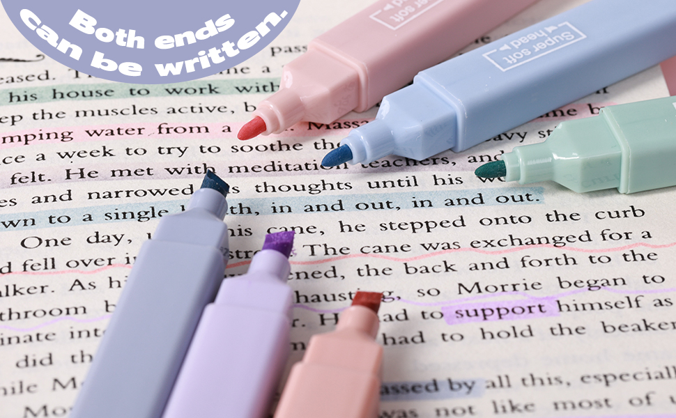 ANDIFY 12 Pcs Bible Highlighters No Bleed Dual Tips, 600