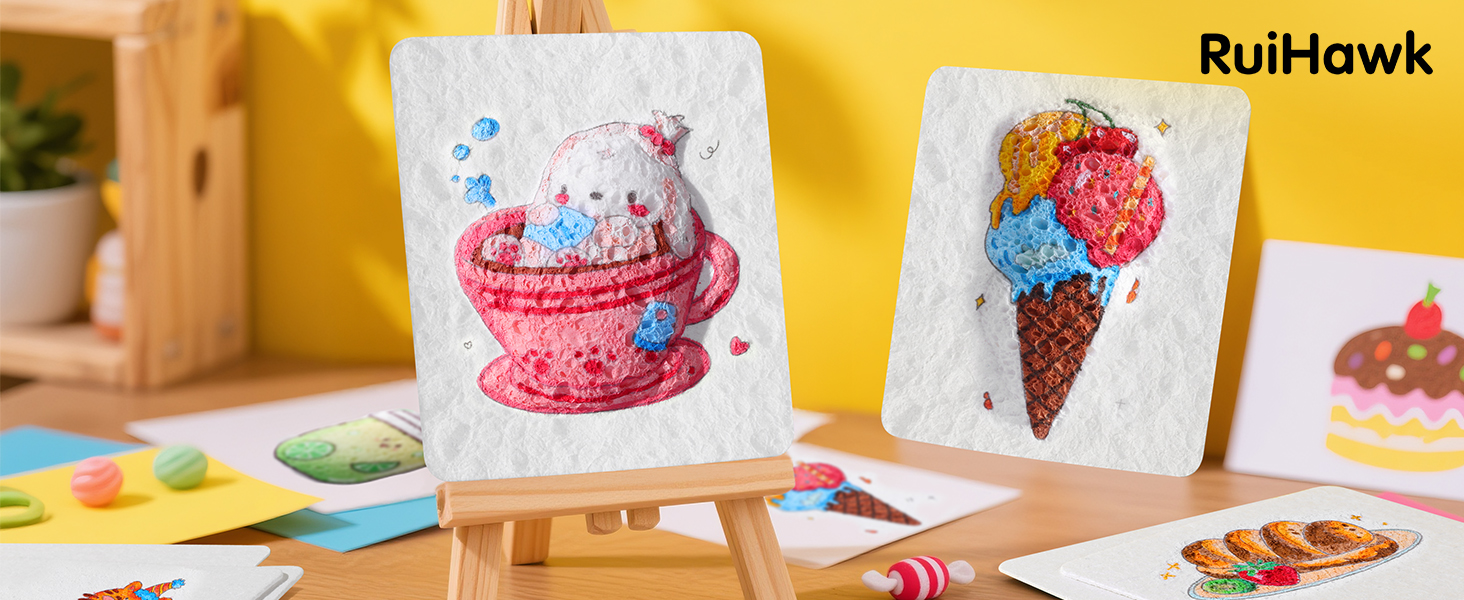 Magic Foam Texture Paper