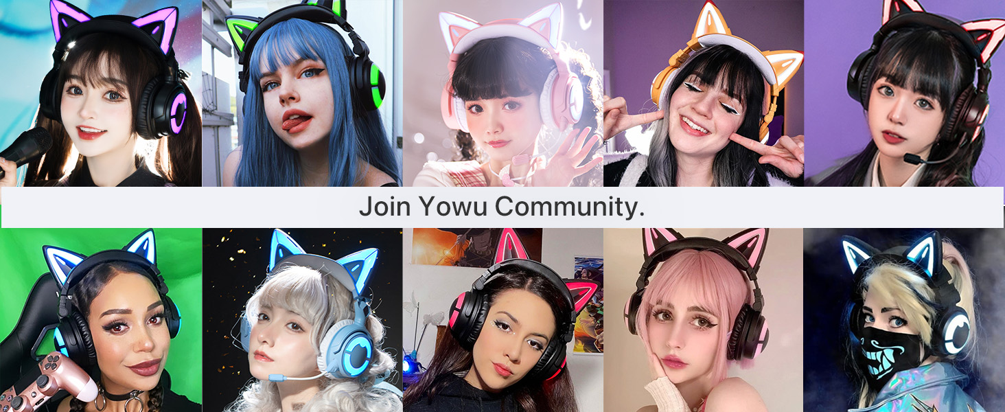 cat ear headphones