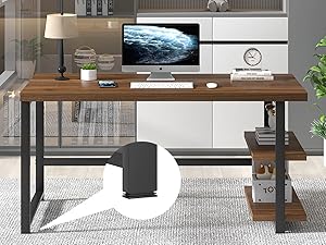 3-2 office desk shelf1.346 walnut