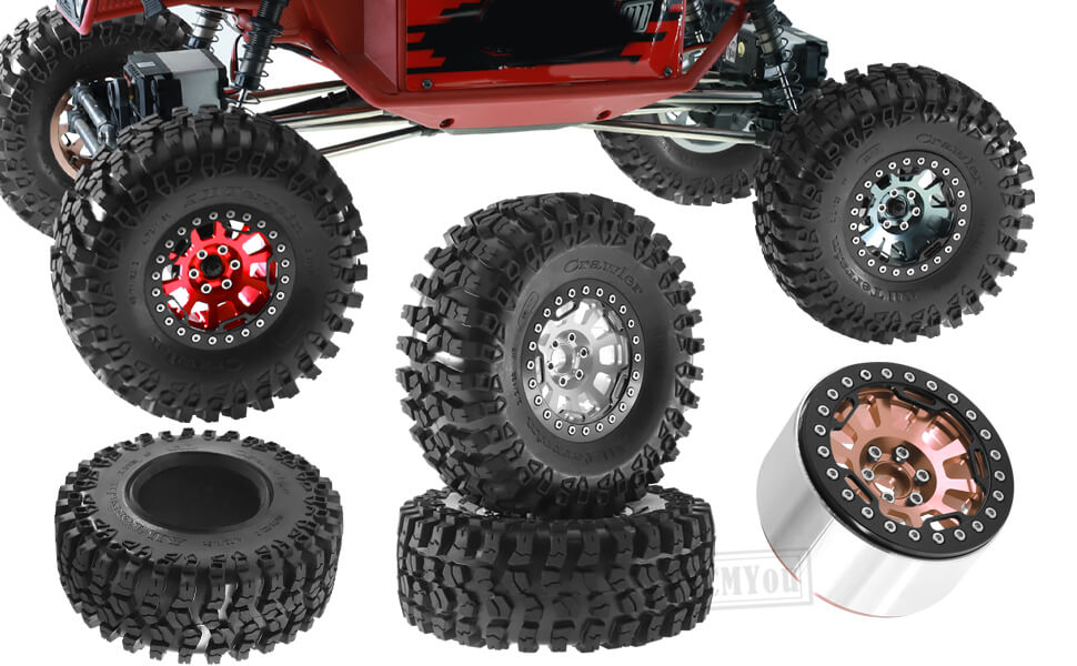 Amazon.com: RCMYou Rc 2.2 Inch Wheel Rims & Tires Wheels for