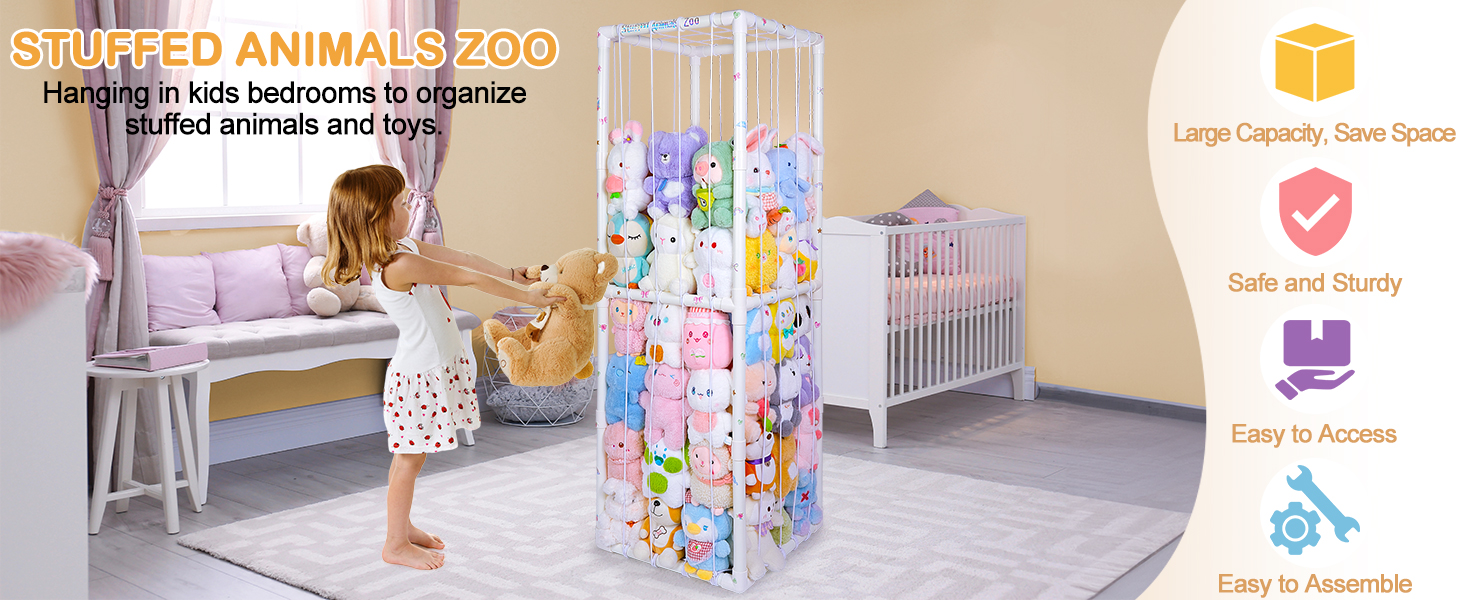 Stuffed Animals Zoo Storage