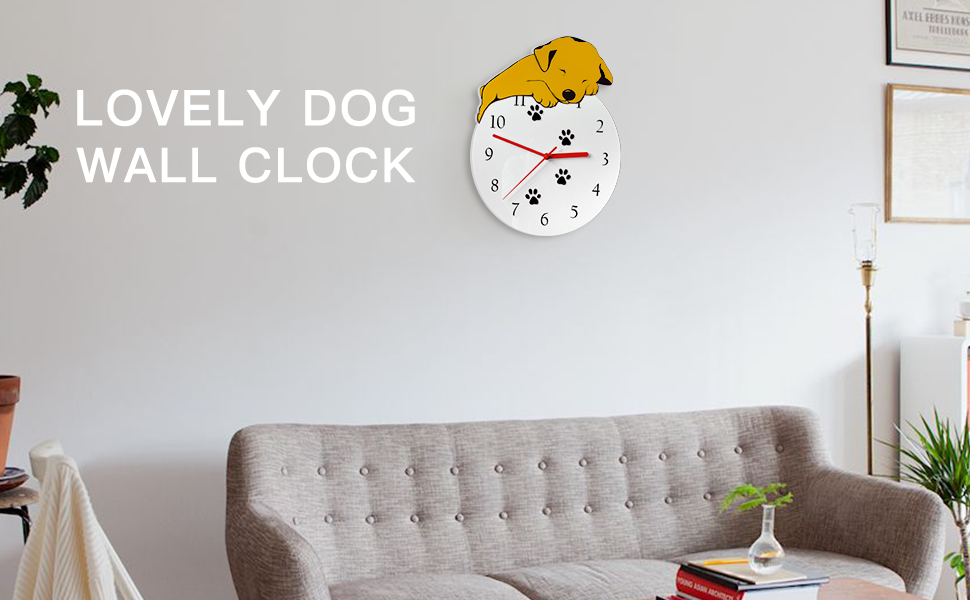 KOLYMAX 3D Cute Wall Clock NonTicking Silent Kids Room Decorative