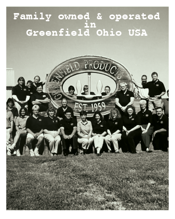black and white photo Greenfield Family & Staff 1990