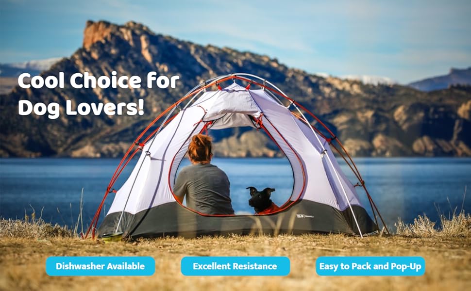 Collapsible Dog Water Bowls - 2 in 1 Portable Dog Travel Item, Foldable Pet Camping Accessories Dish Feeder, Portable Water Bowl Container with Carabiners for Puppy Walking Hike Outdoor (Blue) 11 Easy to clean,dishwasher available,Excellent resistance and stability.Simply pop-up