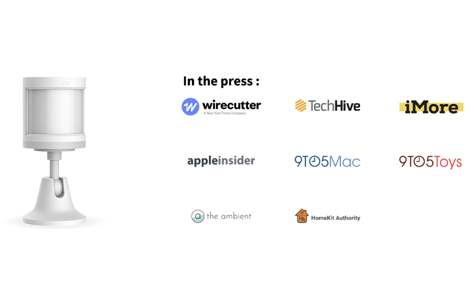 Aqara Motion Sensor, REQUIRES AQARA HUB, Zigbee Connection, for Alarm