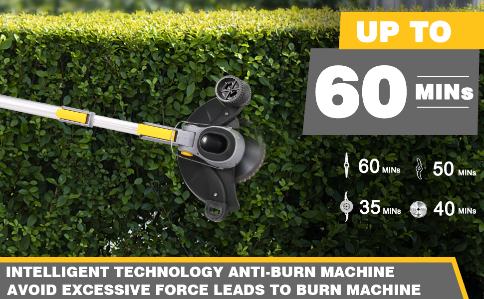 PATIOX Weed Wacker Cordless, Electric Weed Trimmer