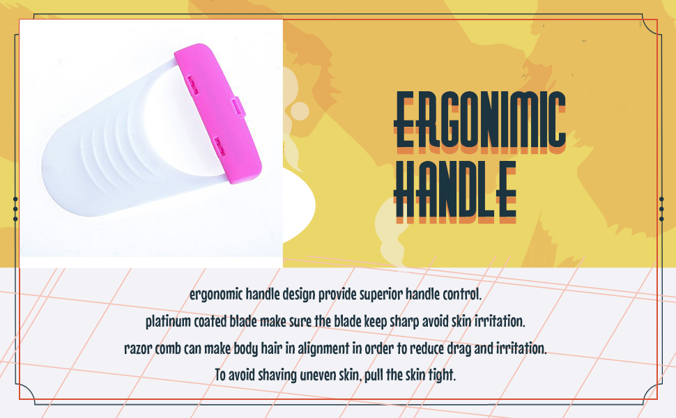 Maharsh Max Women Razor Disposable Body Shaving Bikini Razor, 6 Blades