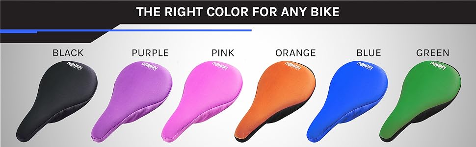 PURPLE PINK ORANGE BLUE GREEN INSTALLS QUICKLY AND SECURELY THE RIGHT COLOR FOR ANY BIKE