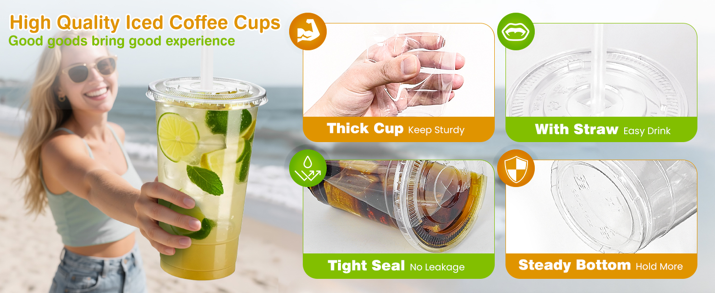 plastic cups with lids