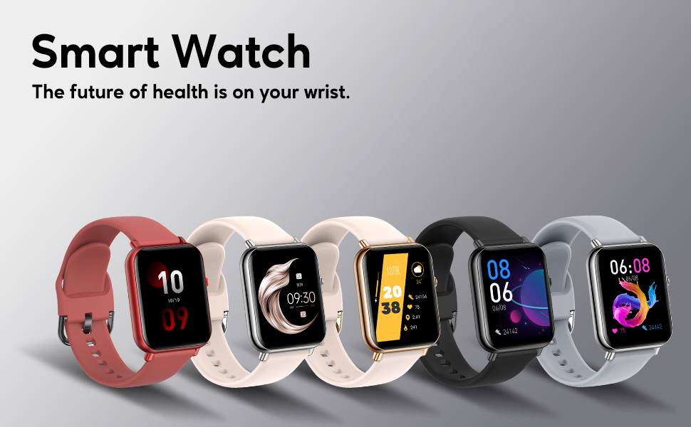 ASWEE Smart Watch, Fitness Tracker with 24/7 Heart Rate, Blood Oxygen, Sleep Monitor, 1.69