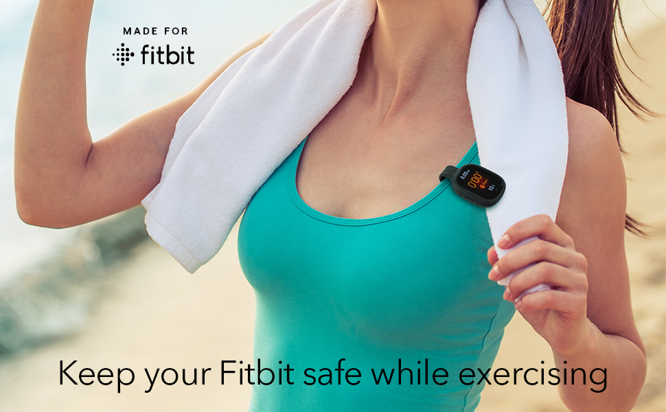 Wasserstein Clip Holder Compatible with Fitbit Sense 2