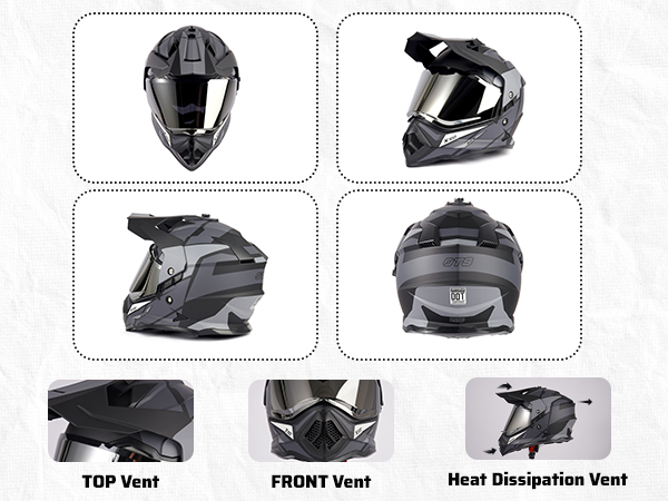 Amazon.com: Orthrus DOT Certified Dual Sport Adventure