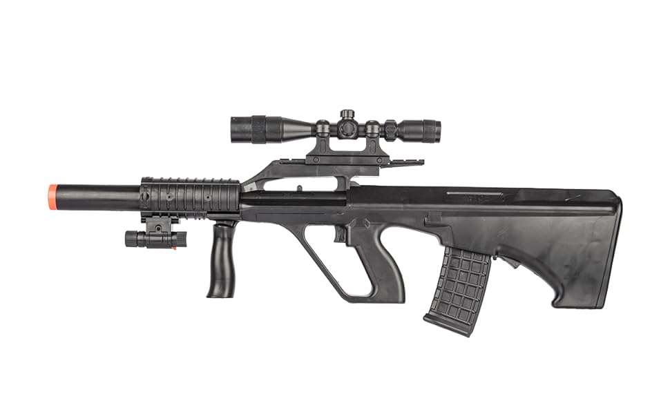 Airsoft AUG Spring Power 230 FPS Airsoft Rifle w/Scope