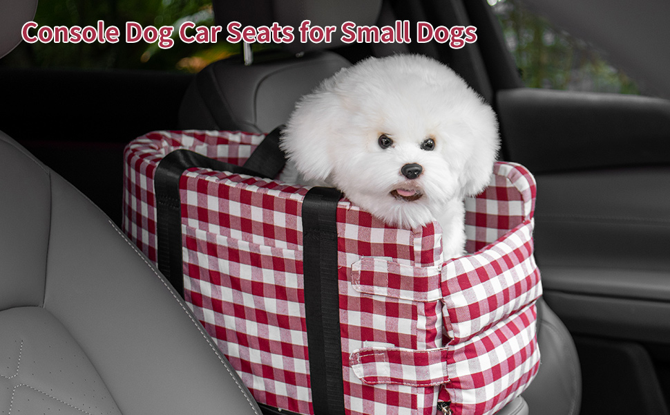 PawSailor Pet Console Car Seat Small Dog Car Seat for