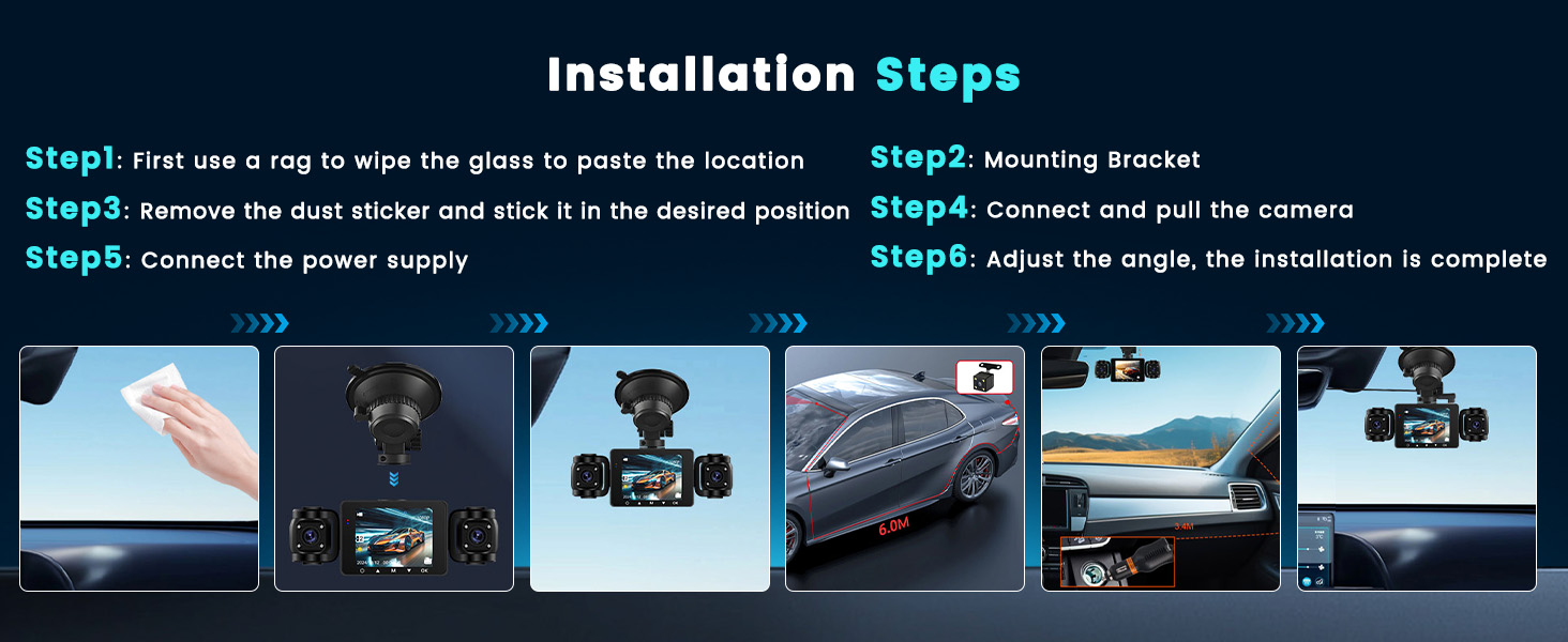 4 channel dash cam