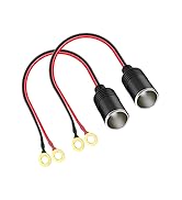Range Tour Cigarette Lighter Socket, 2 Pack Female Socket Heavy Duty Cigarette Lighter Plug with ...