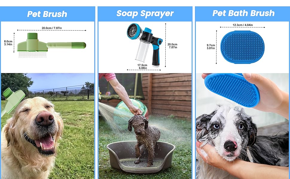 dog wash hose attachment