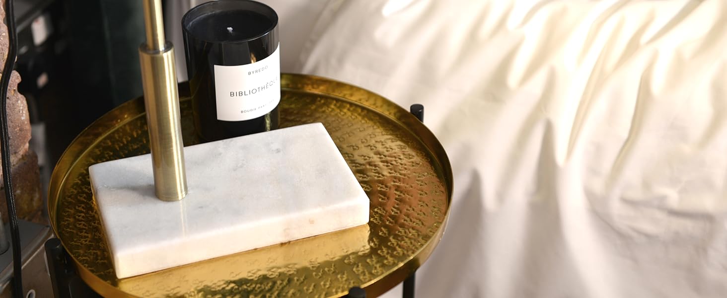 gold end table
