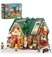 Funwhole Farm-Store Lighting Building Bricks Set - Farm Shop LED Light Construction Building Mode...